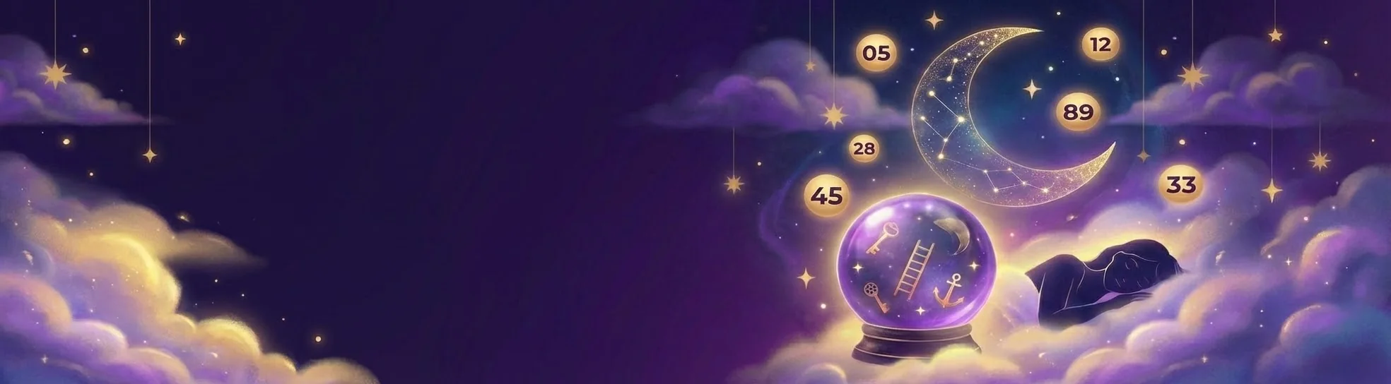 Atrapasueños y ambiente onírico — fondo decorativo del encabezado